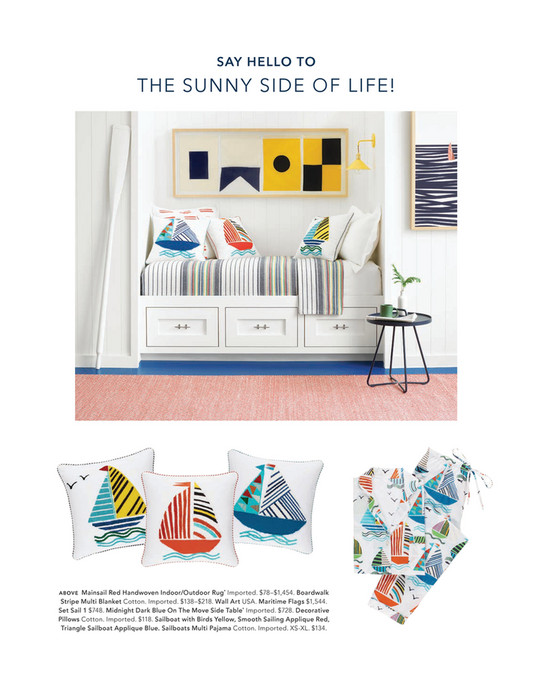 Annie Selke April Catalog Page