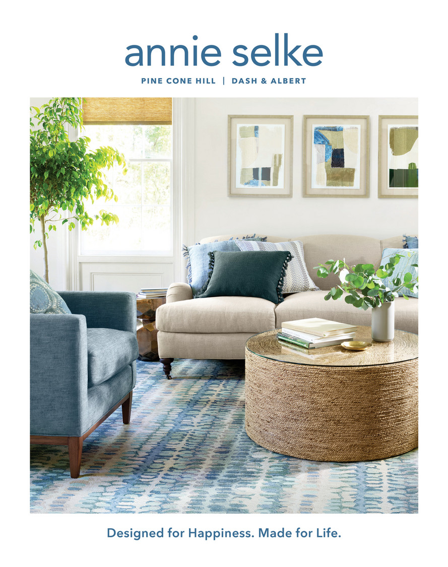 Annie Selke - August 2024 Catalog - Paint Chip Blue Hand Micro