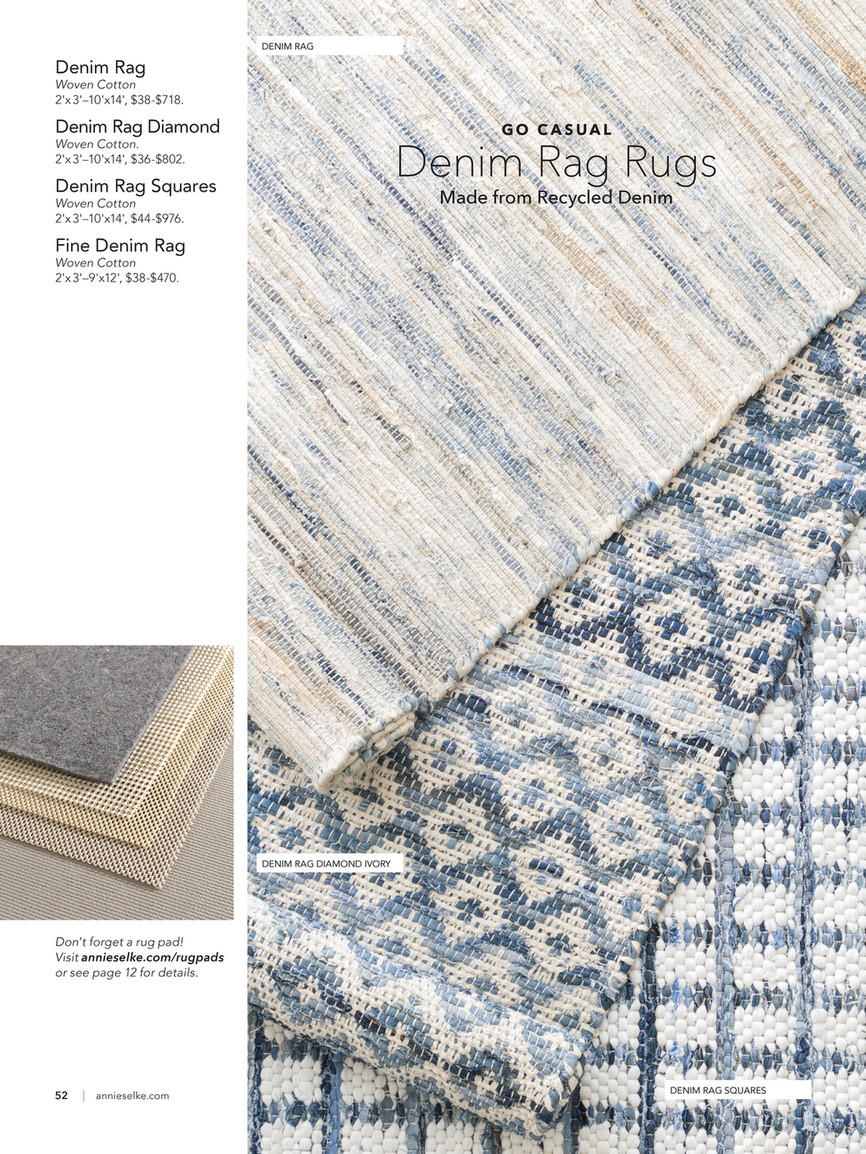 Annie Selke - Summer 2018 Rug Book - Melange Diamond Handwoven