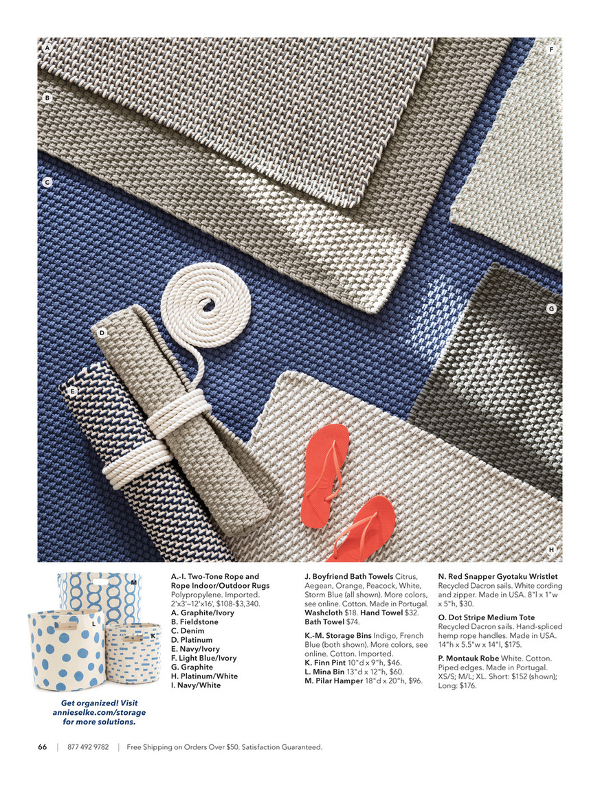 Annie Selke Summer 18 Catalog Finn French Blue Pint